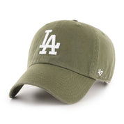 Los Angeles Dodgers '47 Brand Clean Up Adjustable Dad Cap - Olive - Product Image