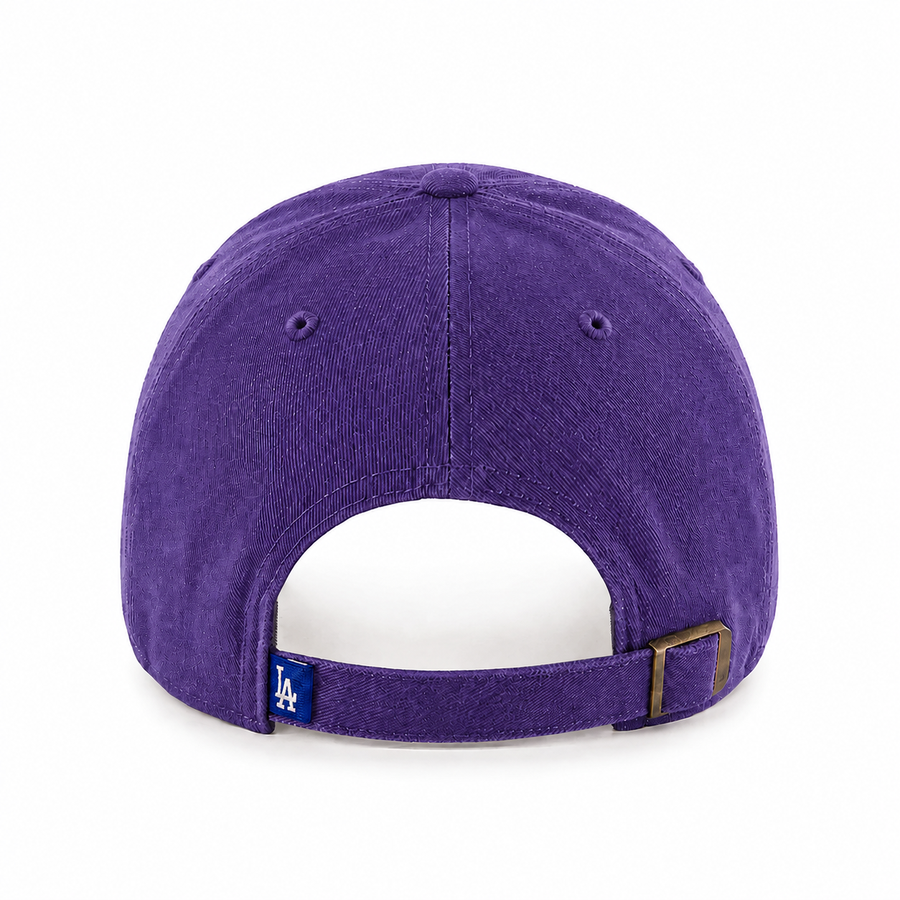 Los Angeles Dodgers '47 Brand Clean Up Adjustable Dad Cap - Purple - Product Image