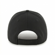 Los Angeles Dodgers '47 Brand MVP Adjustable Baseball Cap - All Black - Product Image
