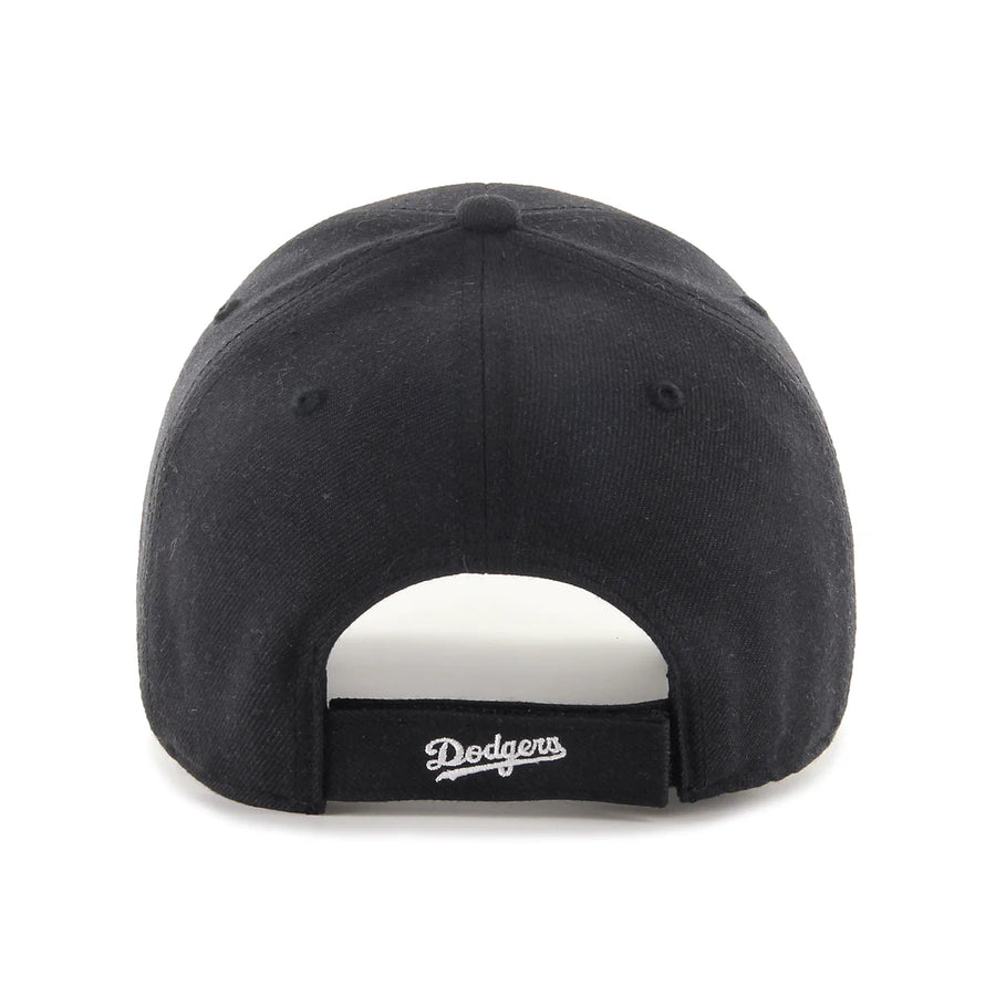 Los Angeles Dodgers '47 Brand MVP Adjustable Baseball Cap - Black - Product Image