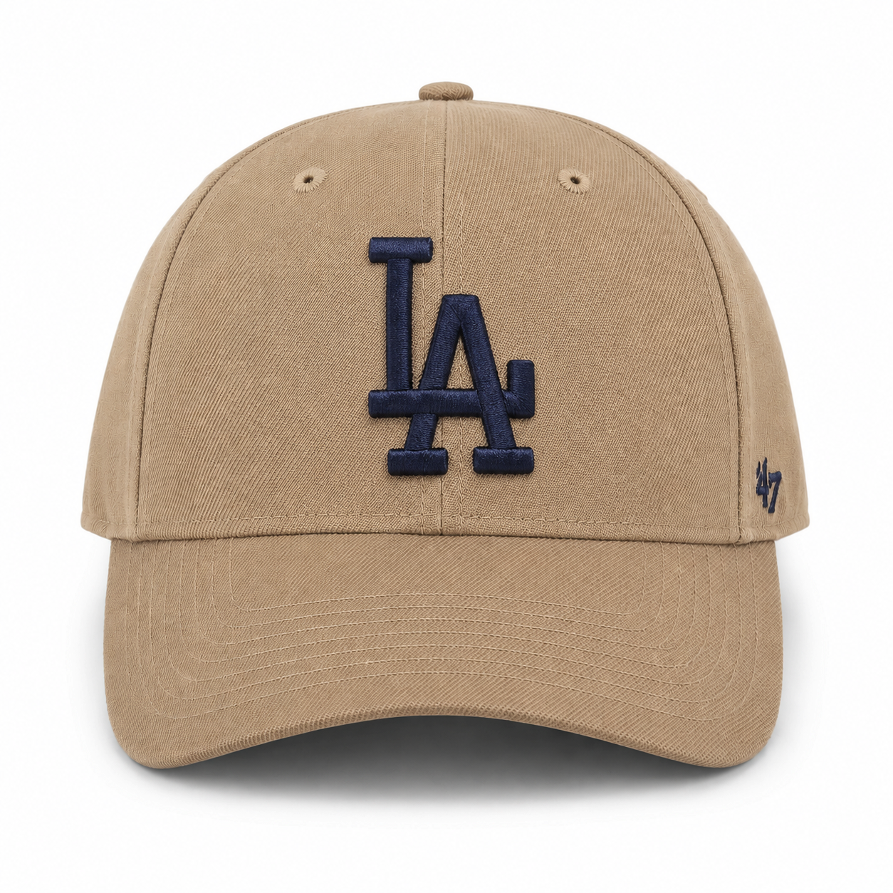 Los Angeles Dodgers '47 Brand MVP Adjustable Baseball Cap - Tan - Product Image