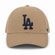 Los Angeles Dodgers '47 Brand MVP Adjustable Baseball Cap - Tan - Product Image