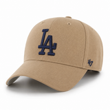 Los Angeles Dodgers '47 Brand MVP Adjustable Baseball Cap - Tan