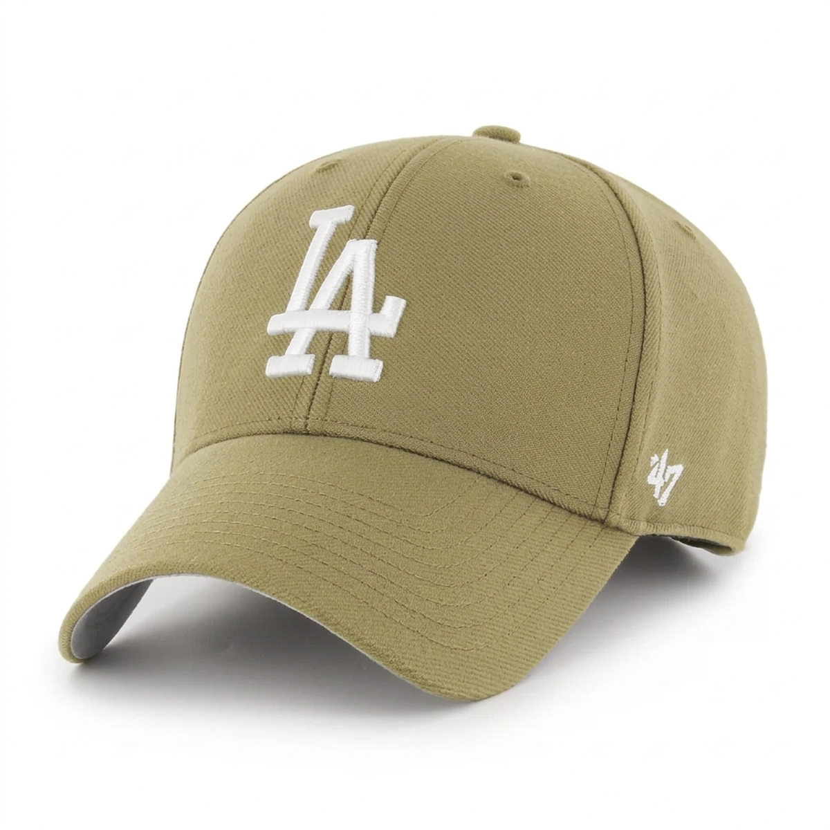 Los Angeles Dodgers '47 Brand MVP Adjustable Baseball Cap - Vintage Gold - Product Image
