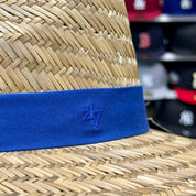 Los Angeles Dodgers '47 Brand Straw Hat - Blue - Product Image