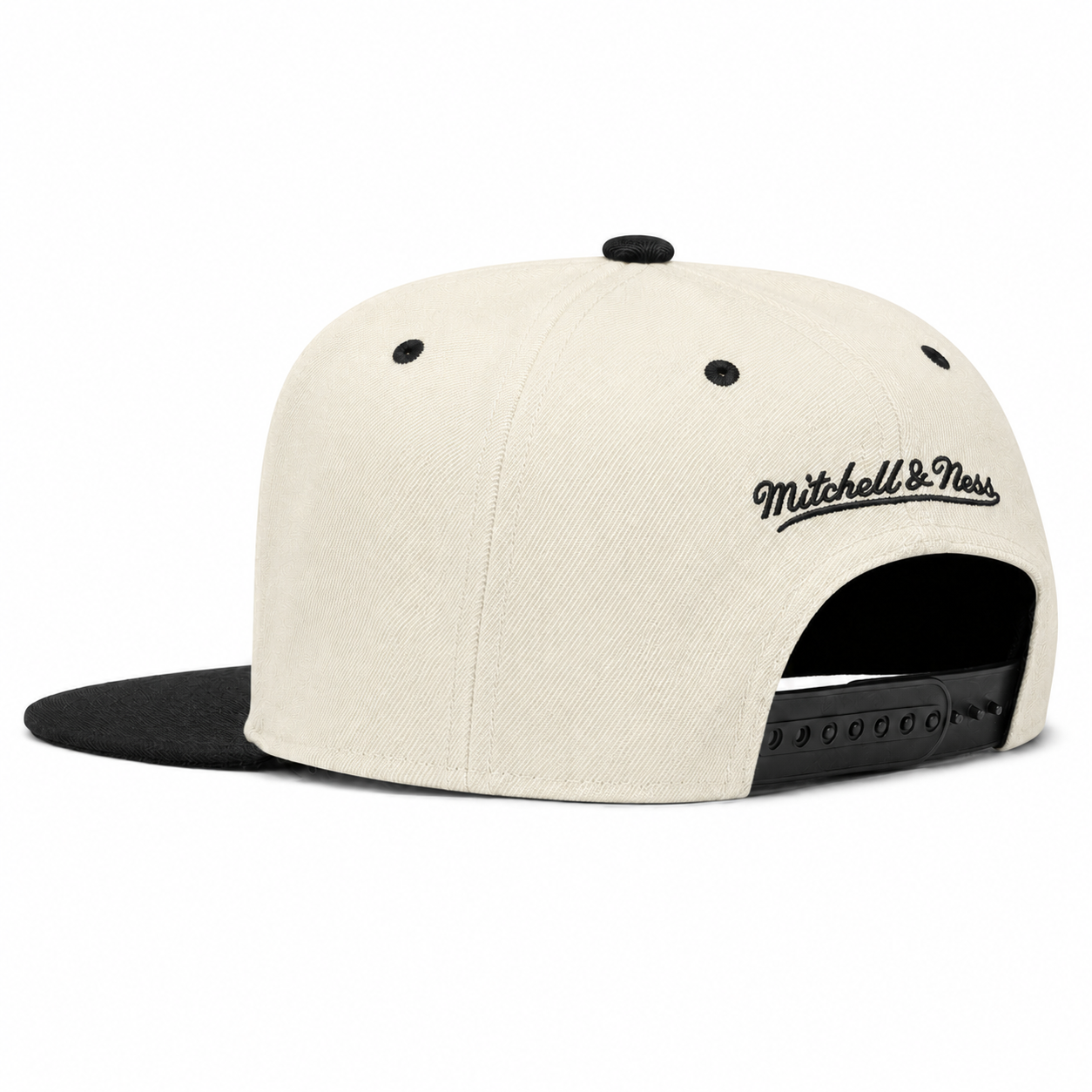 Los Angeles Dodgers Creme/Black Mitchell & Ness Snapback - Product Image