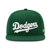 Los Angeles Dodgers Script '47 Brand Captain Adjustable Snapback - Green - Product Image