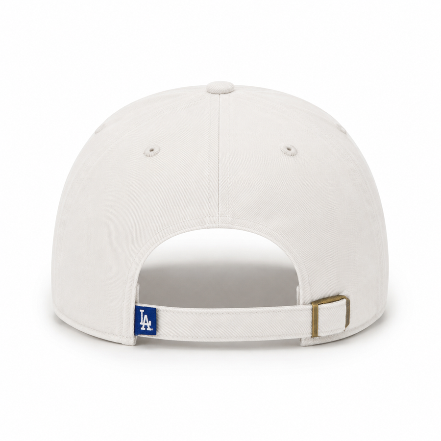Los Angeles Dodgers 'Script Logo' '47 Brand Clean Up Adjustable Dad Cap - White - Product Image
