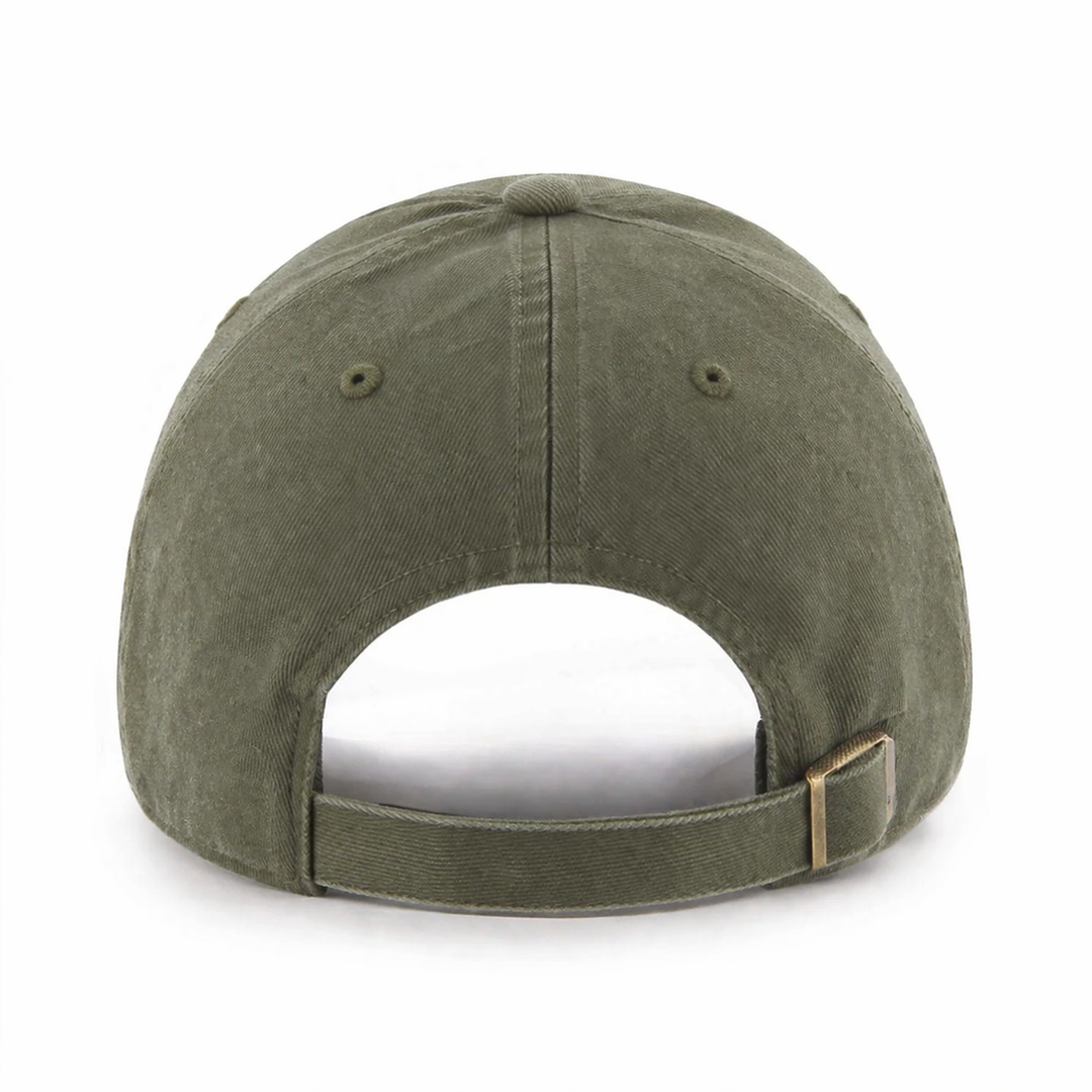 Los Angeles Lakers '47 Brand Clean Up Adjustable Dad Cap - Olive - Product Image