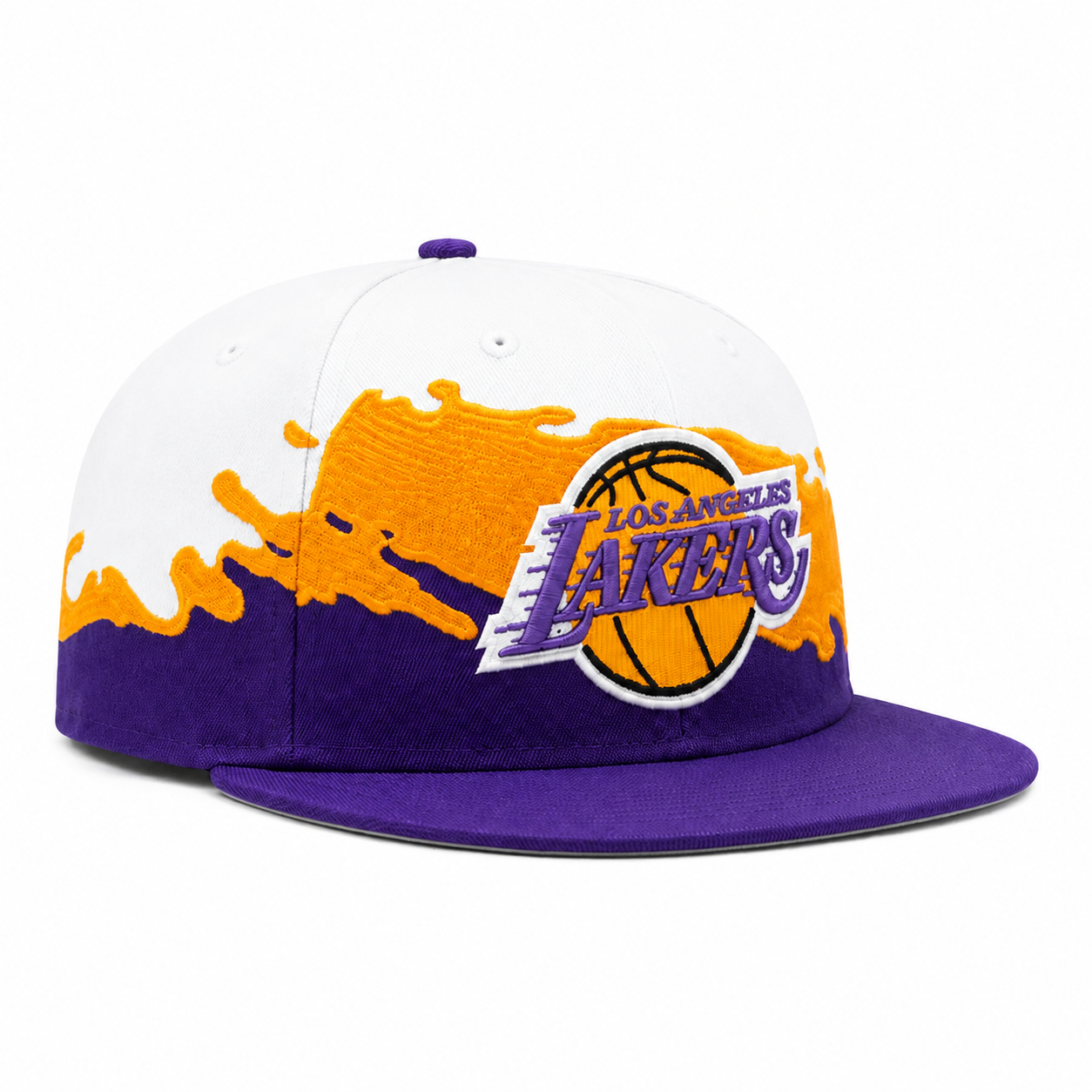 Los Angeles Lakers Multicolor Mitchell & Ness Adjustable Original Fit Snapback - Product Image