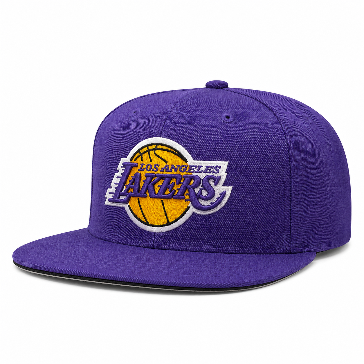 Los Angeles Lakers Purple Mitchell & Ness Adjustable Original Fit Snapback - Product Image
