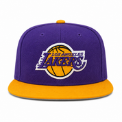 Los Angeles Lakers Purple/Yellow Mitchell & Ness Adjustable Original Fit Snapback - Product Image
