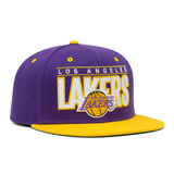 Los Angeles Lakers Purple/Yellow Mitchell & Ness Adjustable OG Snapback Hat