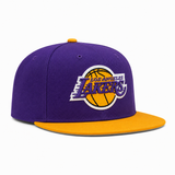 Los Angeles Lakers Purple/Yellow Mitchell & Ness Adjustable Original Fit Snapback