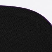 Los Angeles Lakers 'Script' Black/Purple Mitchell & Ness Adjustable Original Fit Snapback - Product Image