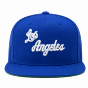 Los Angeles Lakers 'Script' Blue Mitchell & Ness Adjustable Original Fit Snapback - Product Image
