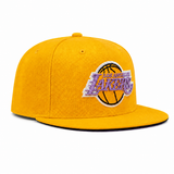 Los Angeles Lakers Yellow Mitchell & Ness Adjustable Original Fit Snapback