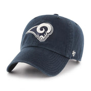 Los Angeles Rams '47 Brand Clean Up Adjustable Dad Cap - Navy - Product Image