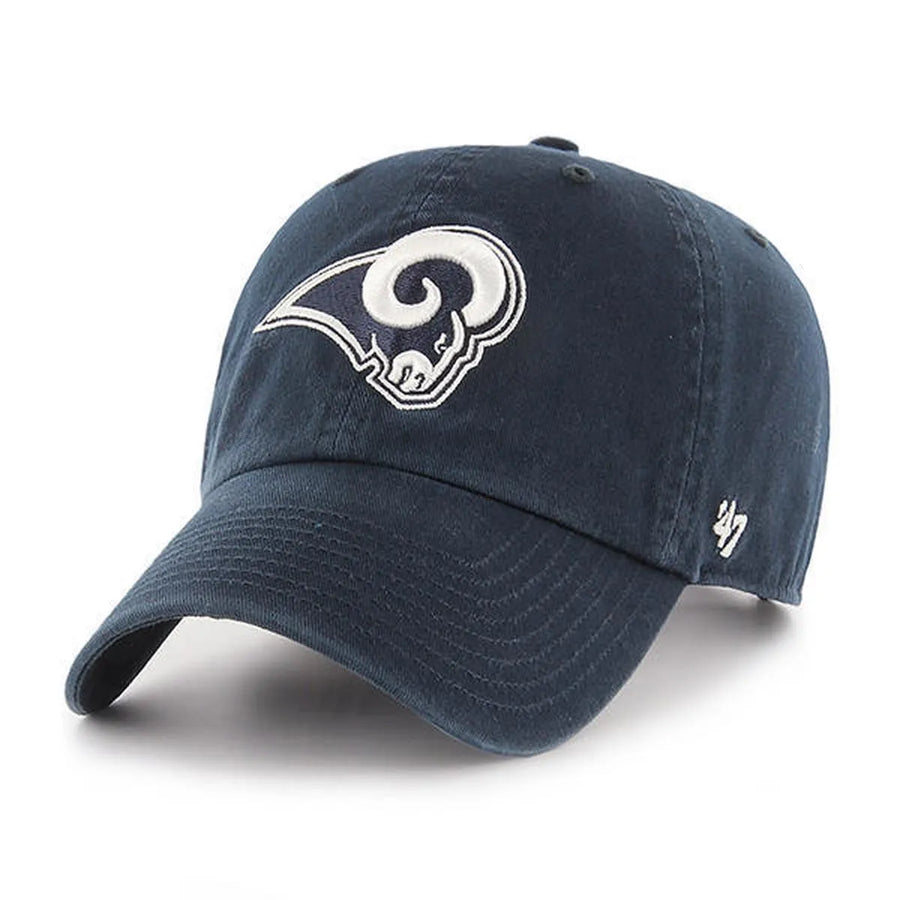 Los Angeles Rams '47 Brand Clean Up Adjustable Dad Cap - Navy - Product Image