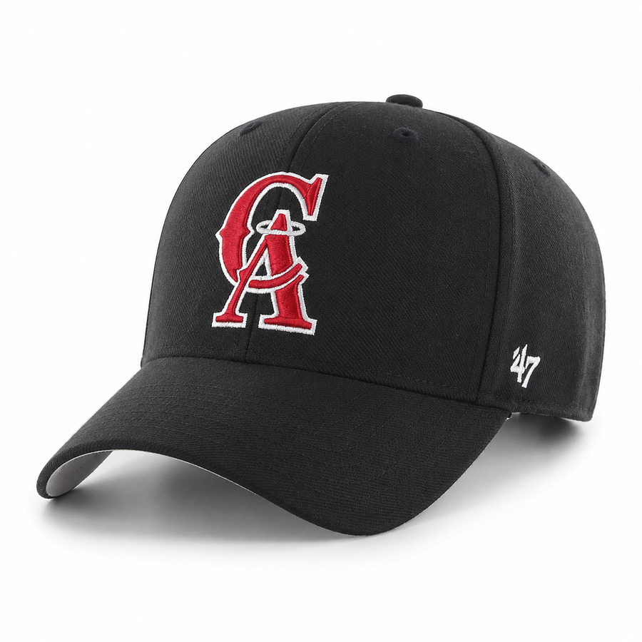 Los Angles Angels CA '47 Brand MVP Adjustable Baseball Cap - Navy - Product Image