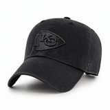 Kansas City Chiefs '47 Brand Clean Up Adjustable Dad Cap - All Black
