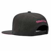 Miami Heat Black Mitchell & Ness Adjustable OG Snapback - Product Image