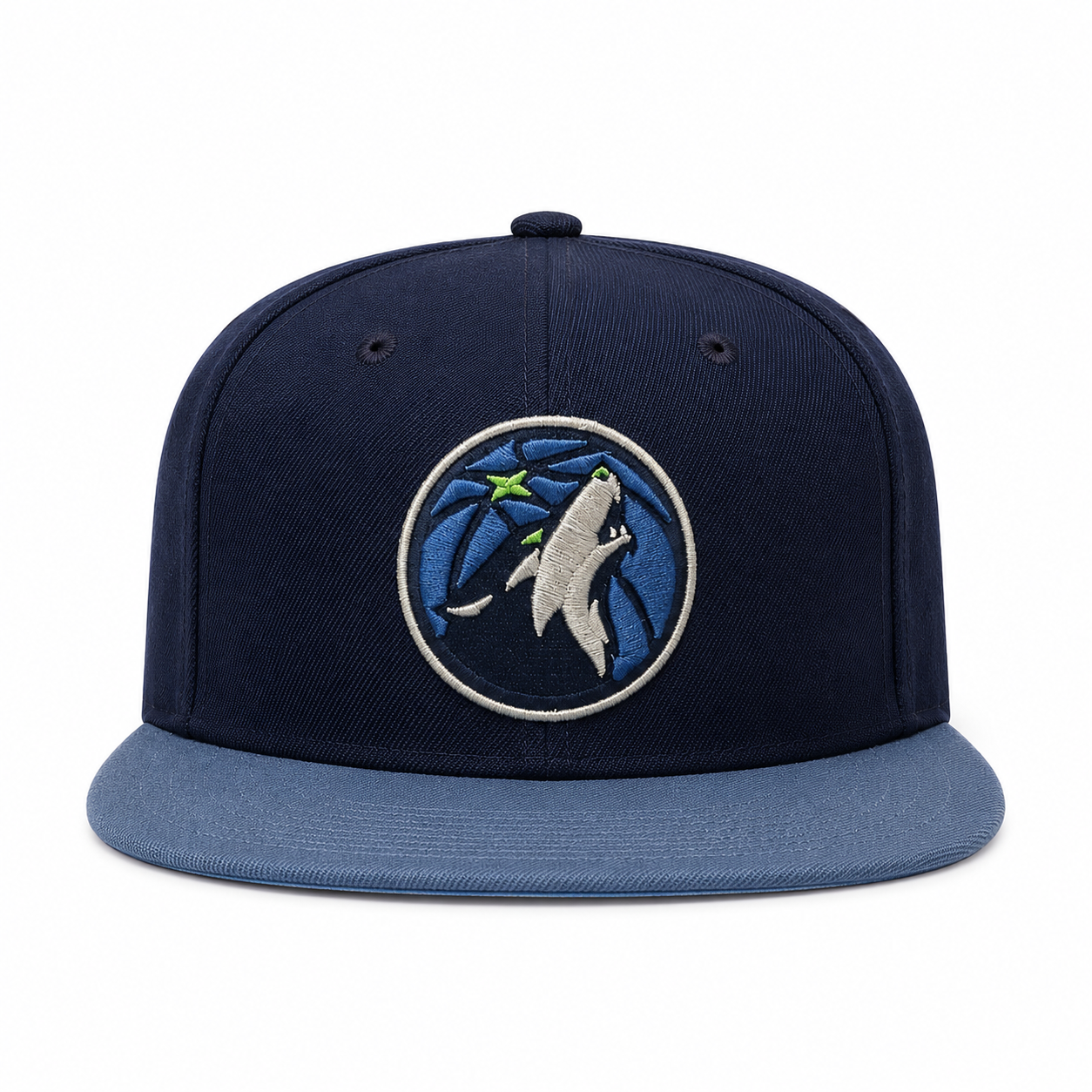 Minnesota Timberwolves Navy Mitchell & Ness Snapback - Product Image