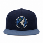 Minnesota Timberwolves Navy Mitchell & Ness Snapback - Product Image
