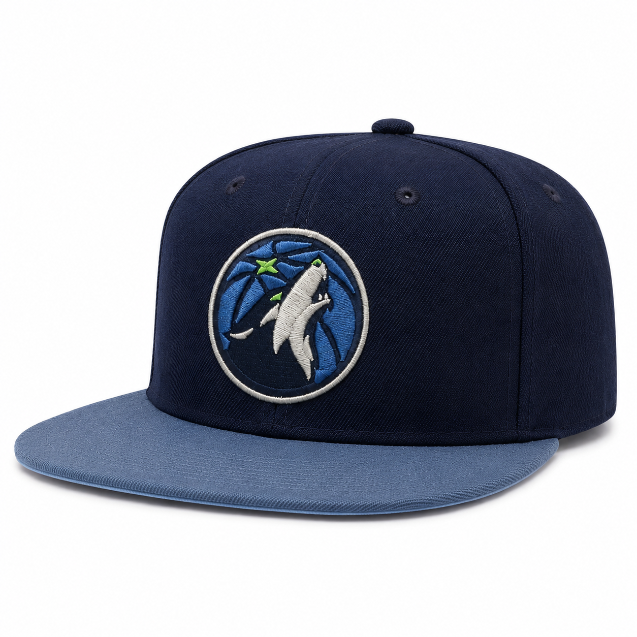 Minnesota Timberwolves Navy Mitchell & Ness Snapback - Product Image