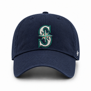 Seattle Mariners '47 Brand Clean Up Adjustable Dad Cap - Navy - Product Image