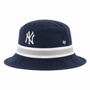 New York Yankees Striped '47 Brand Bucket Hat - Navy - Product Image