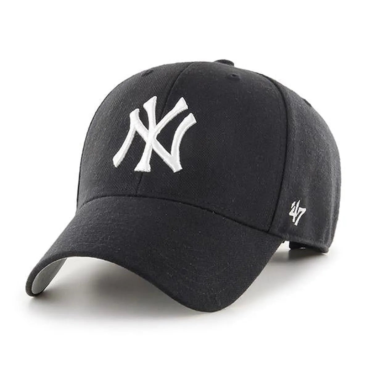 New York Yankees '47 Brand MVP Adjustable Baseball Cap - Black - Product Image
