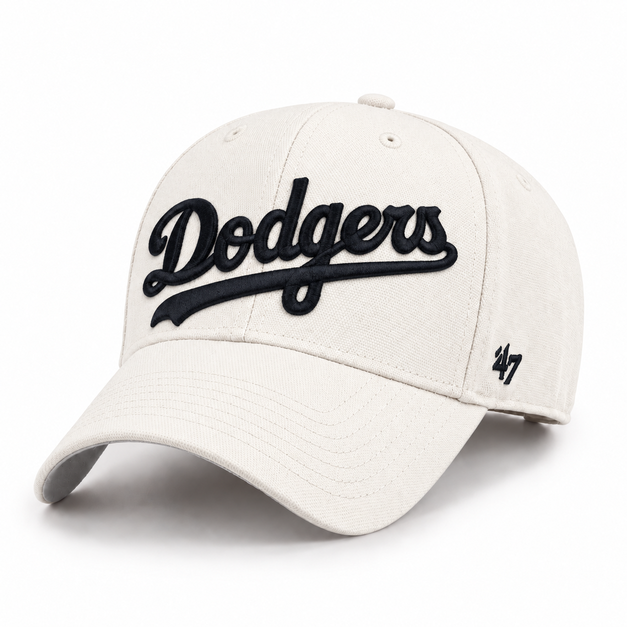 Los Angeles Dodgers 'Script' '47 Brand MVP Adjustable Baseball Cap - Natural