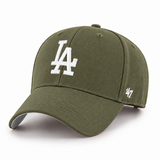 Los Angeles Dodgers '47 Brand MVP Adjustable Baseball Cap - Olive