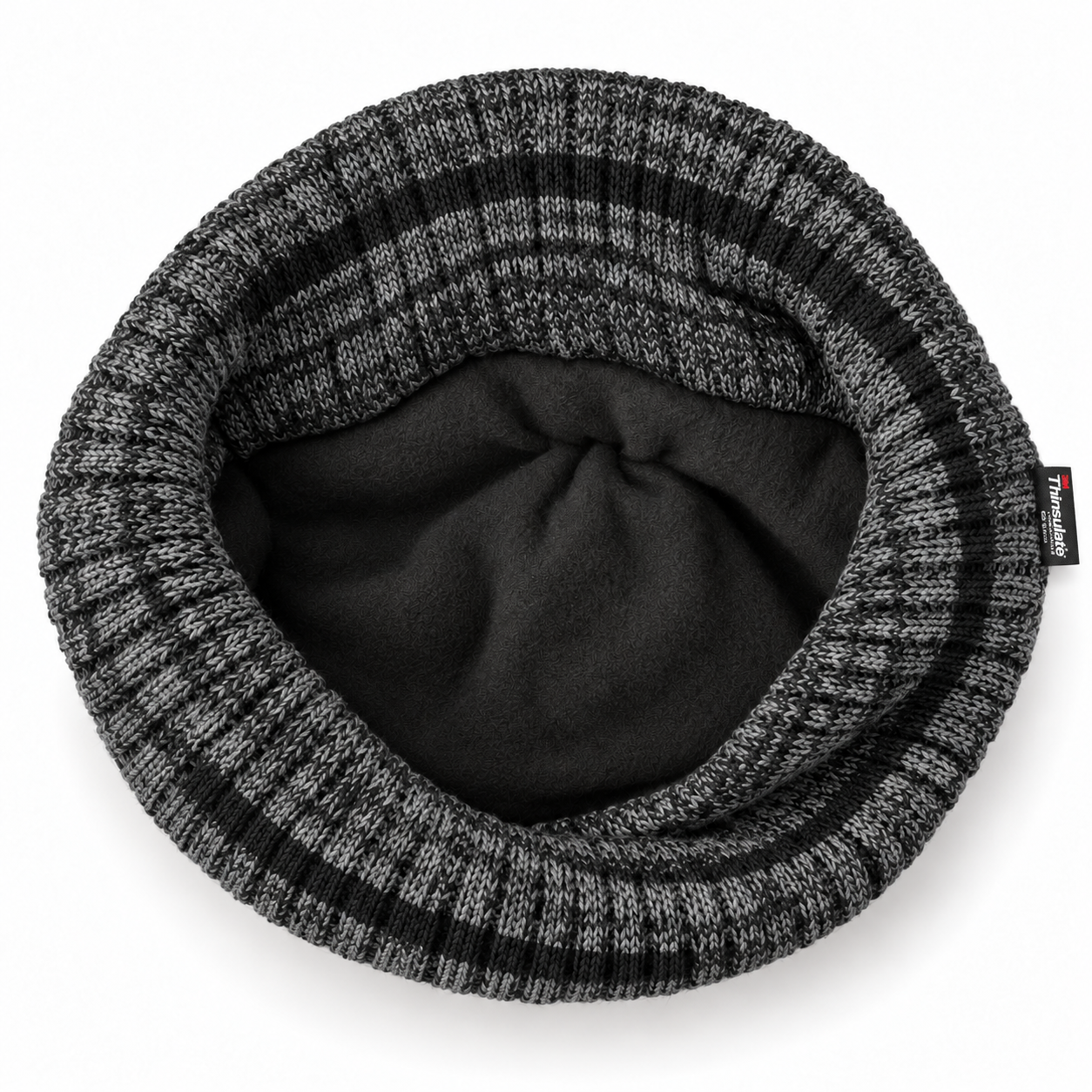 3M 40G Thinsulate Insulated Cuffed Knit Beanie - Dark Gray - Product Image