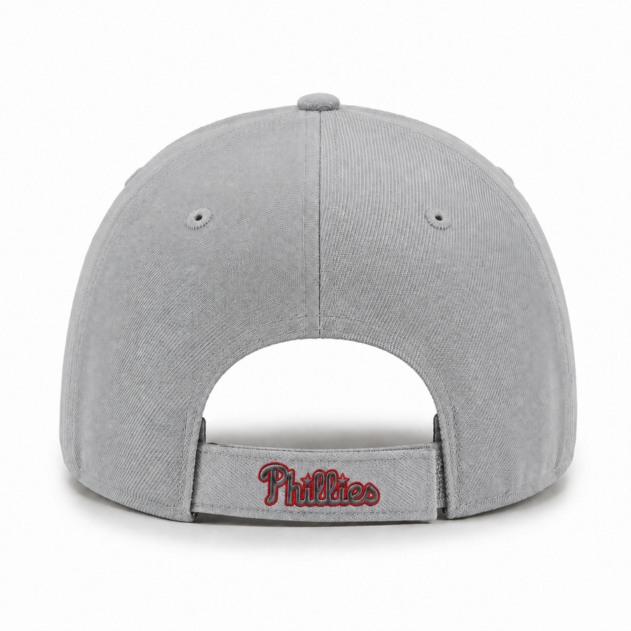 Philadelphia Phillies '47 Brand MVP Adjustable Baseball Cap - Grey - Product Image