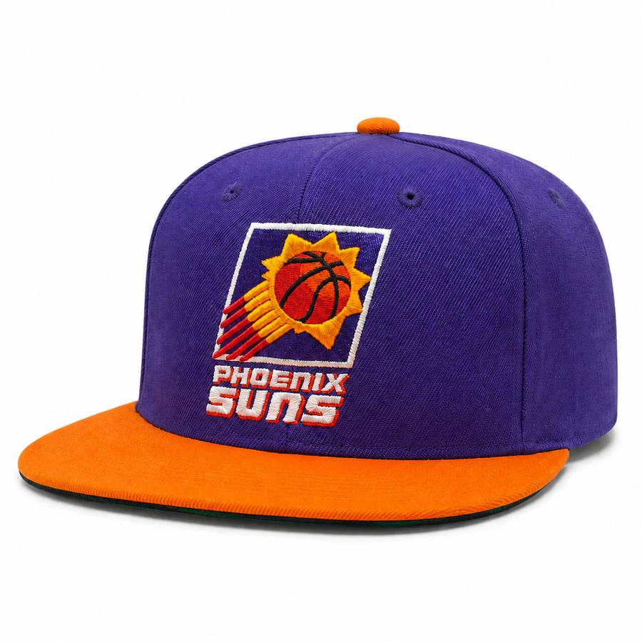 Phoenix Suns Purple/Orange Mitchell & Ness Adjustable Original Fit Snapback - Product Image