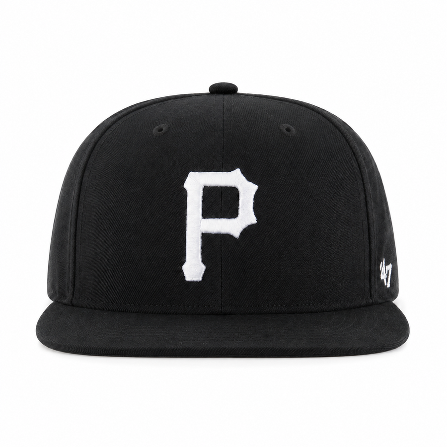 Pittsburgh Pirates '47 Brand Captain Adjustable Snapback - Black - Product Image