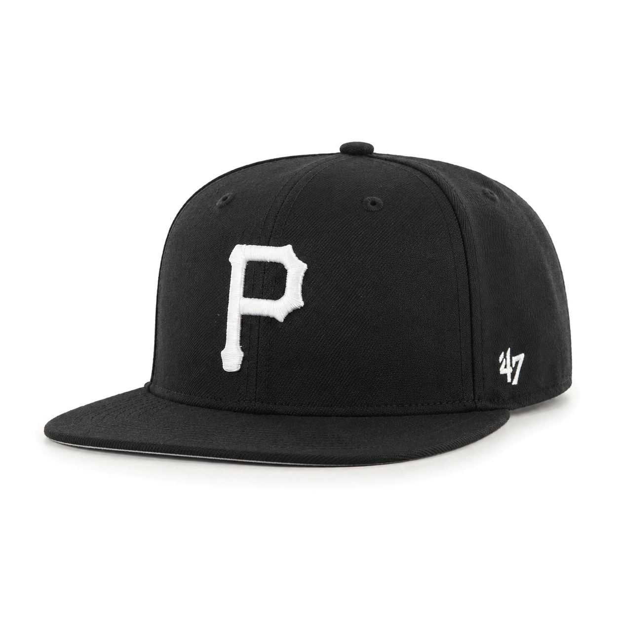 Pittsburgh Pirates '47 Brand Captain Adjustable Snapback - Black - Product Image