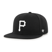 Pittsburgh Pirates '47 Brand Captain Adjustable Snapback - Black - Product Image