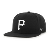 Pittsburgh Pirates '47 Brand Captain Adjustable Snapback - Black