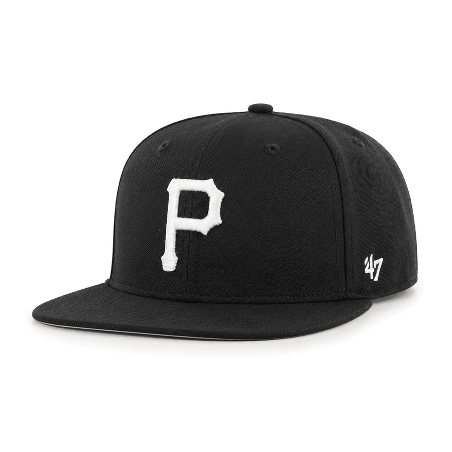 Pittsburgh Pirates '47 Brand Captain Adjustable Snapback - Black - Product Image