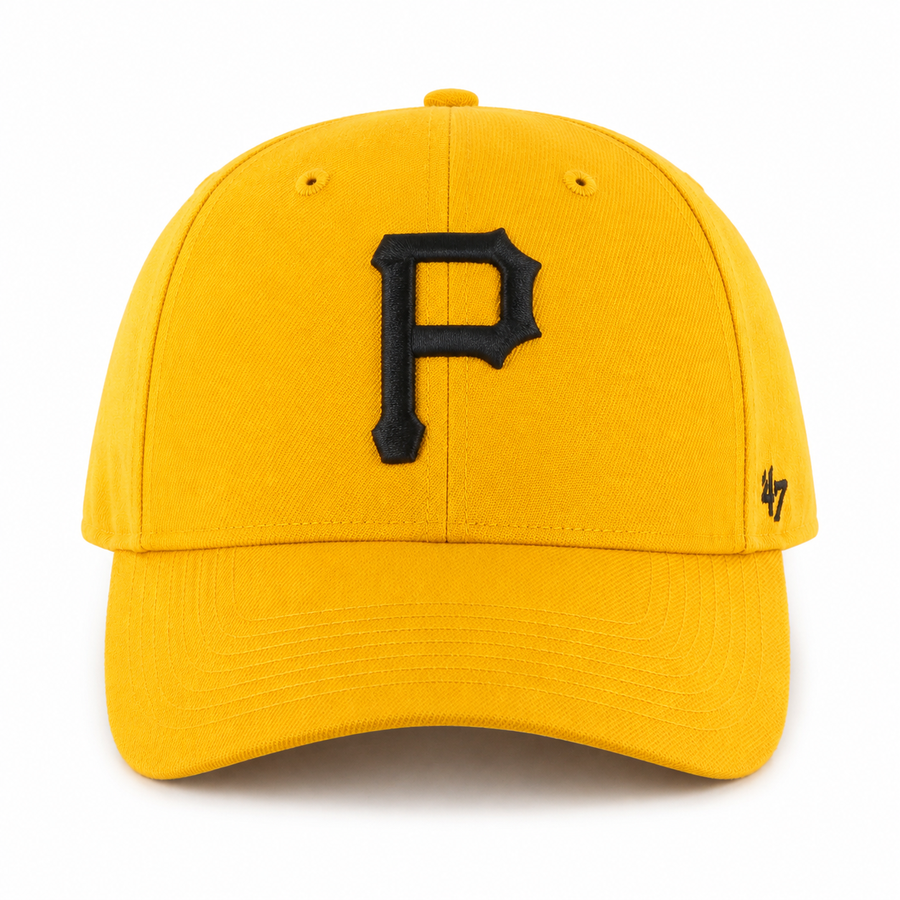 Pittsburgh Pirates '47 Brand MVP Adjustable Baseball Cap - Yellow - Product Image