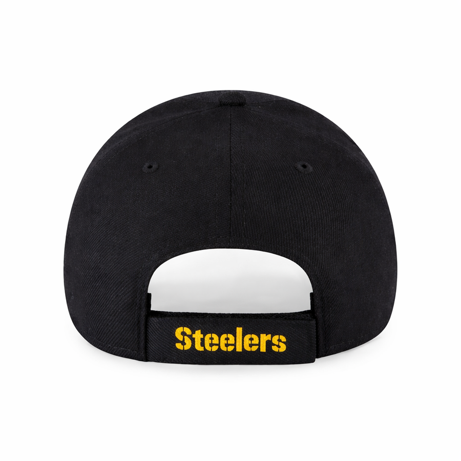 Pittsburgh Steelers '47 Brand MVP Adjustable Baseball Cap - Black - Product Image