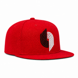 Portland Trail Blazers Red Mitchell & Ness Adjustable Original Fit Snapback