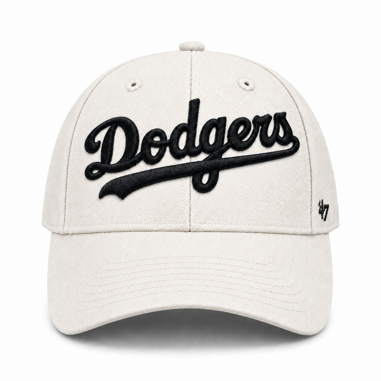 Los Angeles Dodgers 'Script' '47 Brand MVP Adjustable Baseball Cap - Natural