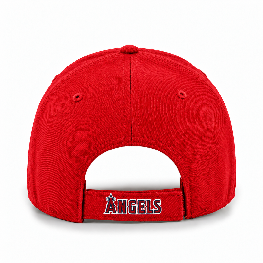 Los Angeles Angels '47 Brand MVP Adjustable Baseball Cap - Red - Product Image