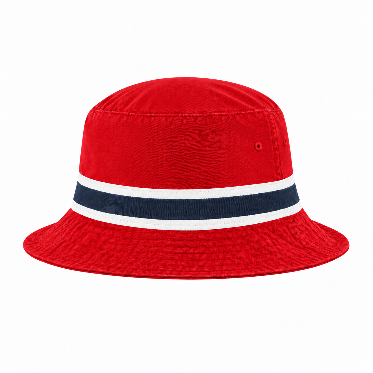 Los Angeles Angels Striped '47 Brand Bucket Hat - Red - Product Image