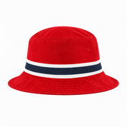 Los Angeles Angels Striped '47 Brand Bucket Hat - Red - Product Image