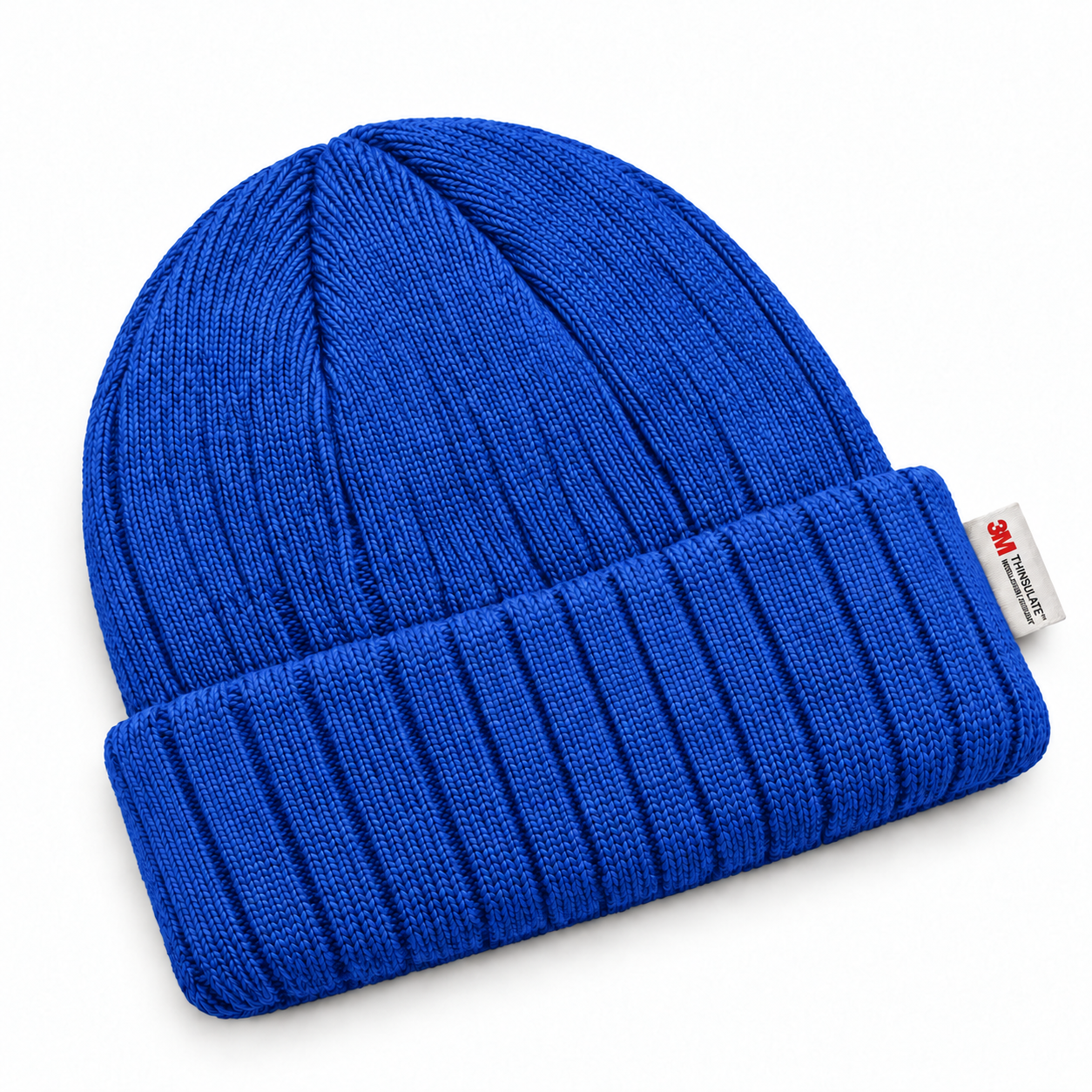 3M 40G Thinsulate Insulated Cuffed Knit Beanie - Royal Blue - Product Image